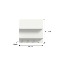 xonox.home Garderobenpaneel Projekt X Weiß