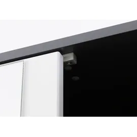 Rauch Drehtürenschrank RAUCH "Kleiderschrank Schrank Garderobe Wäscheschrank VOYAGER", grau (eiche artisan, graumetallic), B:187cm H:194cm T:53cm, Holzwerkstoff, Schränke, Drehtürenschrank, moderne Griffe in Graumetallic mit Außenschubkästen MADE IN GERMANY