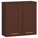 abamihome | Hängender Badezimmerschrank Akord Fin Wenge 60 cm 2 Türen 2 Ebenen B60 x H60 x T22,5 Cm
