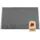 Intirilife Duschvorleger Dunkel Grau 80 x 50 cm