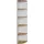 Vicco Eckregal Ecki 40 x 40 x 180,5 cm Weiß/Goldkraft Eiche