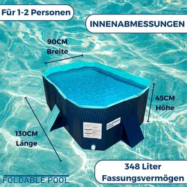 Best Direct Foldable Pool 348 l