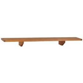 MiaMöbel Wandregal 165 x 15 x 35 cm Honig