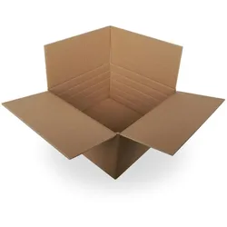 KK Verpackungen 100 x Faltkartons 450x450x240mm Versandkartons zweiwellig mit variabler Höhe