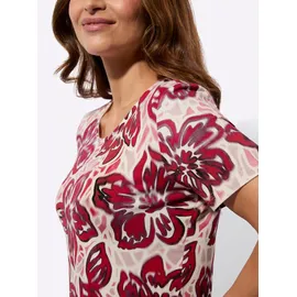 Lady WITT WEIDEN Druck-Shirt in rot-burgund-bedruckt | Gr.: 52