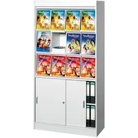 Kerkmann Print Prospektschrank 97 x 42 x 191 cm grau