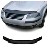 Omac Lüftungsgitter Motorhaube Deflektor für VW Passat B5 GP 2000-2005 Schwarz, Luftabweiser, Abweiser, Schneeschutz, Langlebig,Einfache Montage schwarz
