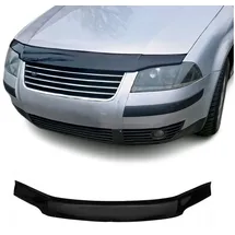Omac Lüftungsgitter Motorhaube Deflektor für VW Passat B5 GP 2000-2005 Schwarz, Luftabweiser, Abweiser, Schneeschutz, Langlebig,Einfache Montage schwarz