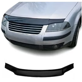 Omac Lüftungsgitter Motorhaube Deflektor für VW Passat B5 GP 2000-2005 Schwarz, Luftabweiser, Abweiser, Schneeschutz, Langlebig,Einfache Montage schwarz