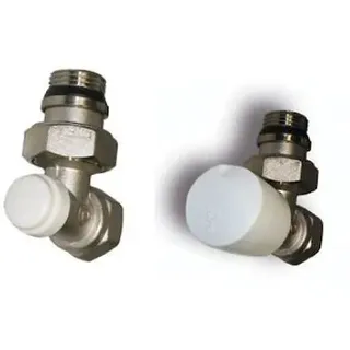 Ventil für Heizkörper Weiß Metall VENTILOBYCR