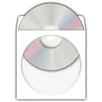Herma CD-DVD Hülle 1141 CD DVD Papier-Schutzhüllen, 1000 Stück,