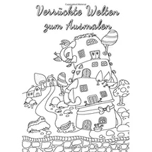 CreateSpace Verrückte Welten zum Ausmalen