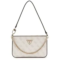 GUESS Schultertasche Noelle Mini Top Zip Shoulder Bag Bone Logo