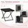 Outsunny Beistelltisch 40 x 40 x 40 cm Schwarz