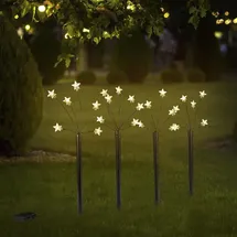 Hi Gartenleuchtstäbe LED 1 m Weiß