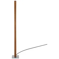 Herzblut LED- Stehlampe Karl K, Holz, dimmbar, 161 cm
