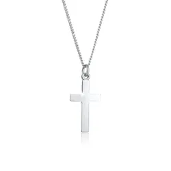 Elli Kids Symbol Kreuz Religion Kommunion 925 Silber silberfarben Damen 