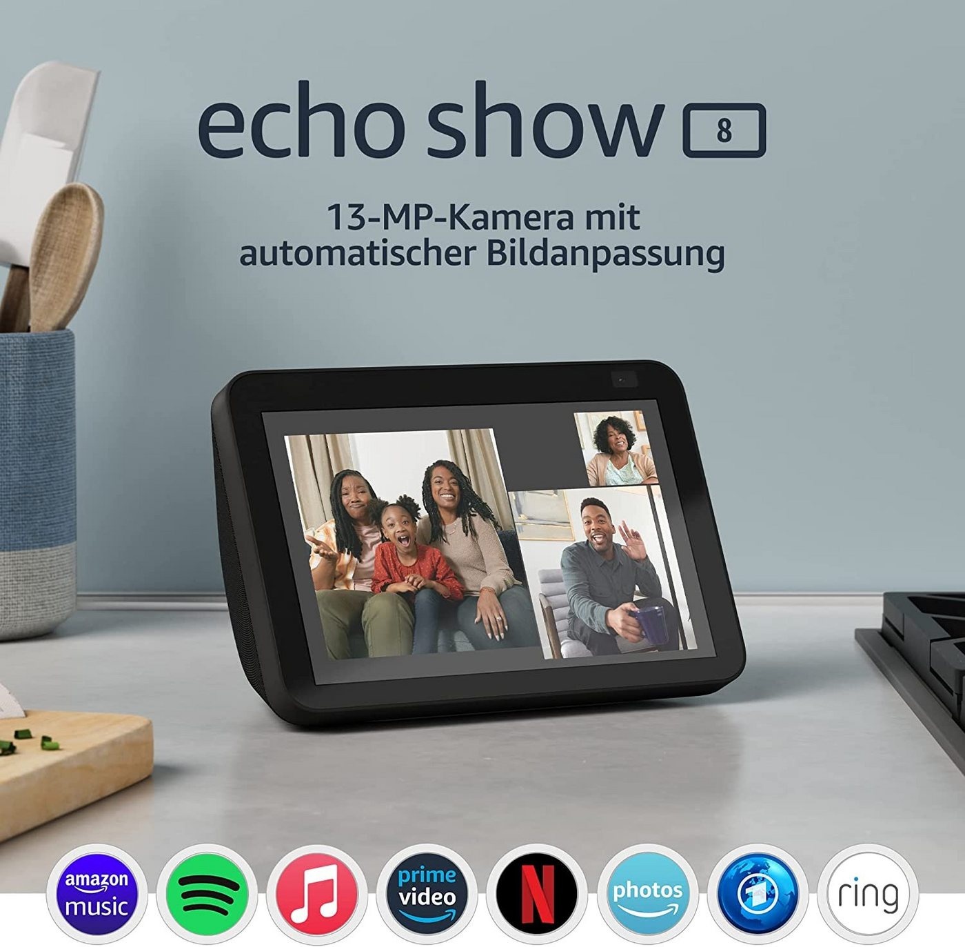 Echo Show 8 (2. Generation, 2021) Grafiktablett schwarz