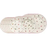Villeroy & Boch Petite Fleur Teller-Set 18-tlg. weiß