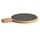 Zeller Schneide-/Servierbrett Bambus 1 29,5 x 22 x 1,5 cm Natur/Anthrazit