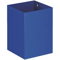 POV Abfallsysteme Viereckiger Papierkorb, Blau