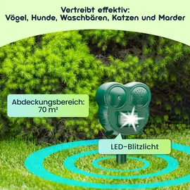 casativo-garden Ultraschall Tierschreck 70 m2 1 St.