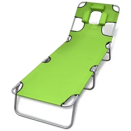 furnicato Sonnenliege  klappbar Apfelgrün