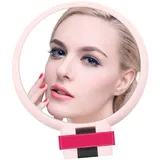 MAGICLULU 10zeiten Schminkspiegel Facher Vergrößerung Faltbarer Kosmetikspiegel Doppelseitiger Vergrößerungsspiegel Aus Glas Und Hochwertigem Kunststoffrahmen Für Klare Bilder Und