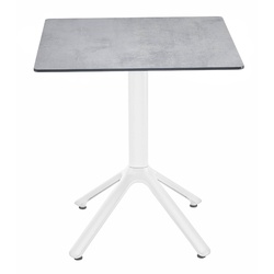 solpuri Klapptisch Milano Bistro 70 x cm HPL Weiß