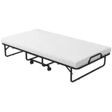 KOMFOTTEU Gästebett Klappbet Memoryschaum-Matratze, 96×191cm weiß