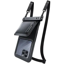 mobile origin Waterproof Floating Case with Small Pouch 6.8" black/white