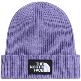 The North Face TNF Logo Box Cuffed Beanie Lila