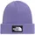 The North Face TNF Logo Box Cuffed Beanie Lila