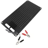 40 W Solar-Ladegerät-Set, tragbar, IP65, wasserdicht, flexibel, monokristallines Solarpanel, für Handy/Marine/Automobil/Wohnmobil/Motorrad/Boot/Wandern