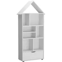 Vicco Kinderregal Estell 71 x 178,5 cm Spanplatte weiß