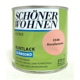 Home Buntlack - Acryllack, glänz.korallenrosa 3548, 375 ml