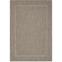 KADIMA DESIGN Teppich Outdoor Einfarbig Wetterfest Waschbar Strapazierfähig Balkon Terrasse Küche OEKO-TEX Braun 60x100 cm – ALSTER von Kadima Design