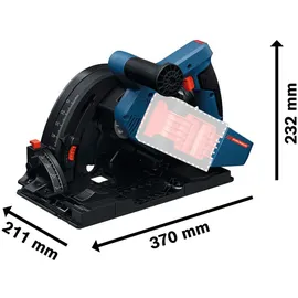 Bosch Akku-Tauchsäge EXKT 18V-52G BITURBO inkl. L-BOXX 238