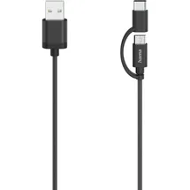 Hama 200616 2in1, Micro-USB-K, 480 Mbit/s