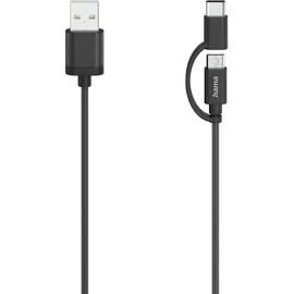 Hama 200616 2in1, Micro-USB-K, 480 Mbit/s