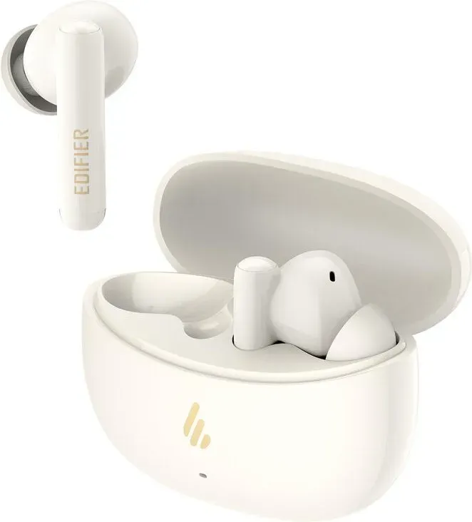 EDIFIER X5 Pro True Wireless Bluetooth 5.3 In-Ear-Kopfhörer mit aktiver Geräuschunterdrückung, KI-gestützte Anrufe, Schnellladefunktion, Gaming-Modus, App-Anpassung, IP55 wasserdicht – Elfenbein