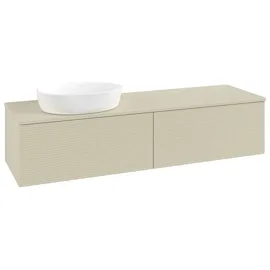 Villeroy & Boch Antao Waschbeckenunterschrank L37_1 1600x360x500mm mit Beleuchtung mit Struktur FK/AP: HJ/0