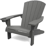 KETER - Alpine Adirondack Gartenstuhl - 81x80x96,5cm - Anthrazit