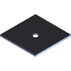Duschelement Ablauf mittig „Point“ 80 × 80 cm