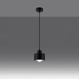 Sollux SAVAR 1-flg. 60 W Durchmesser schwarz
