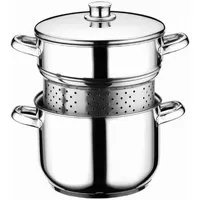 Schillerbach Nudeltopf Topf Spaghetti Pastatopf Edelstahl 22 cm mit