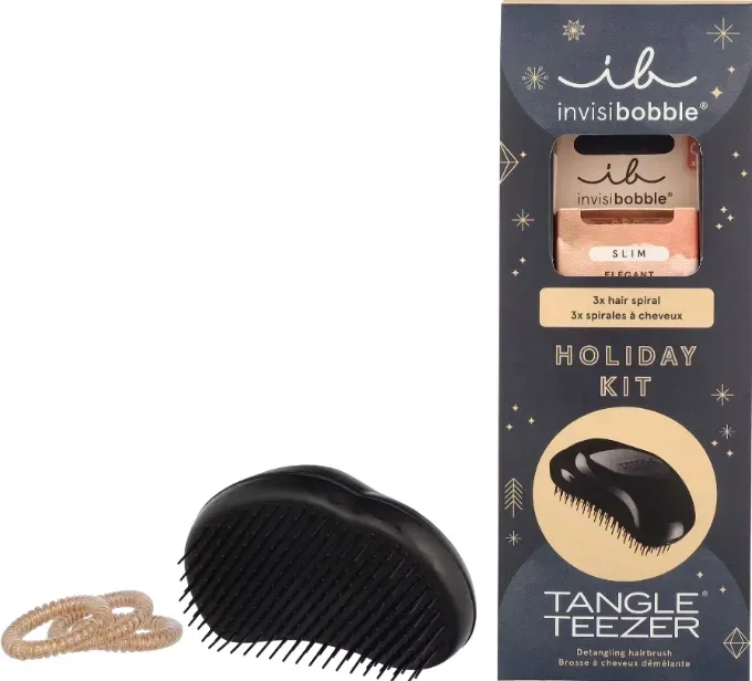 Tangle Teezer Classic Beauty Set 4-teilig - 3x Haargummis/1x Haarbürste