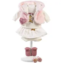 Llorens Puppen-Kleiderset Cool Weiß (40–42cm)