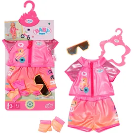 BABY BORN Puppenkleidung Fahrrad Outfit Rosa (43 cm)