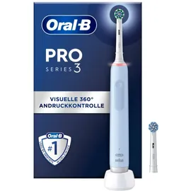 Oral-B Pro 3 3000 CrossAction blau + Aufsteckbürste